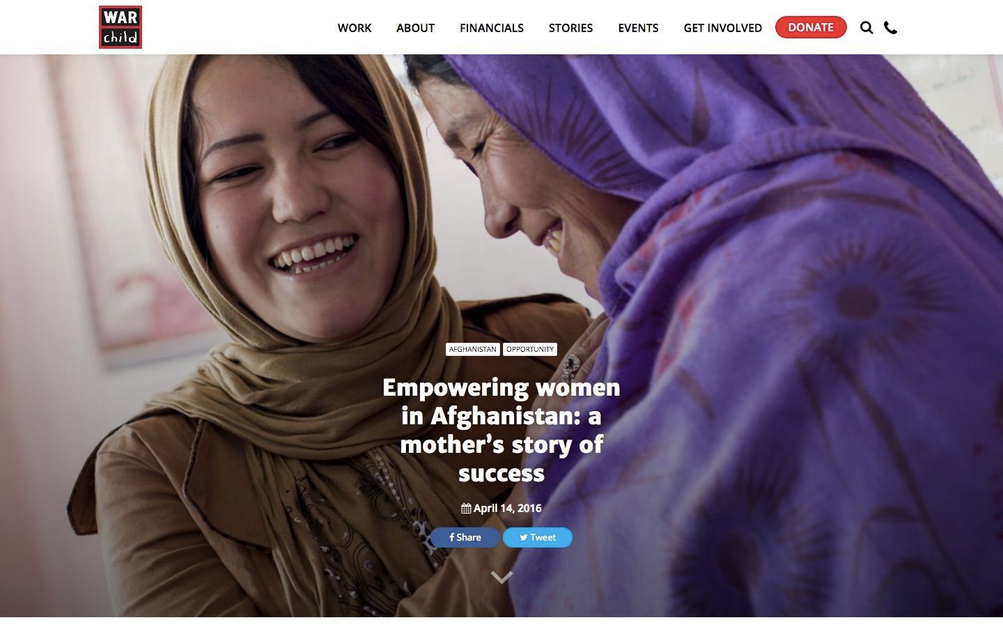 War Child Canada Campaign