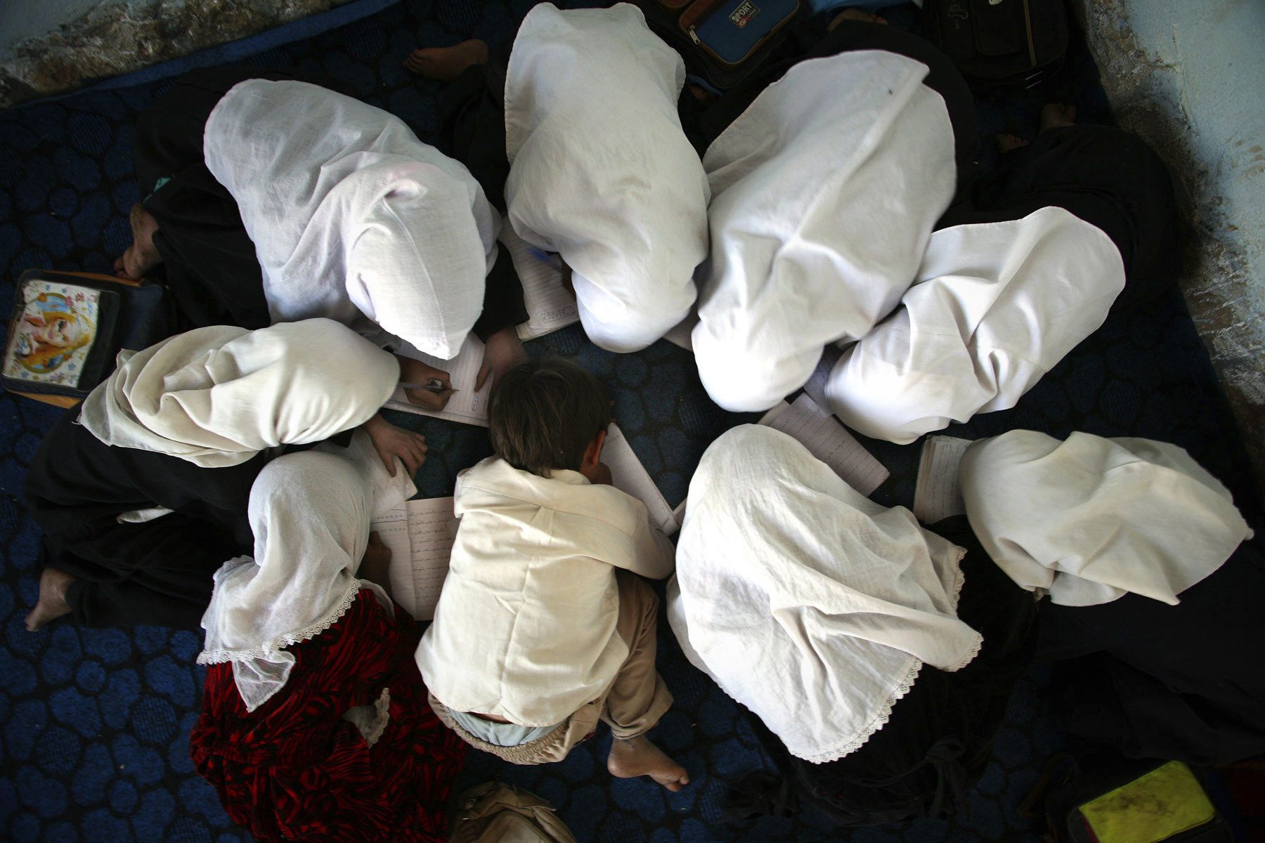 Concentration, Zakaria Boys and Girls Secondary School, Afghanistan