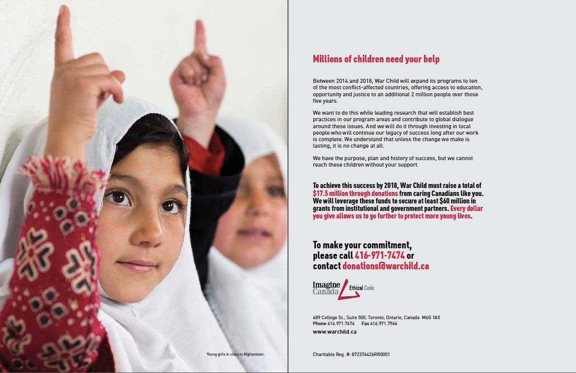 War Child Canada Campaign