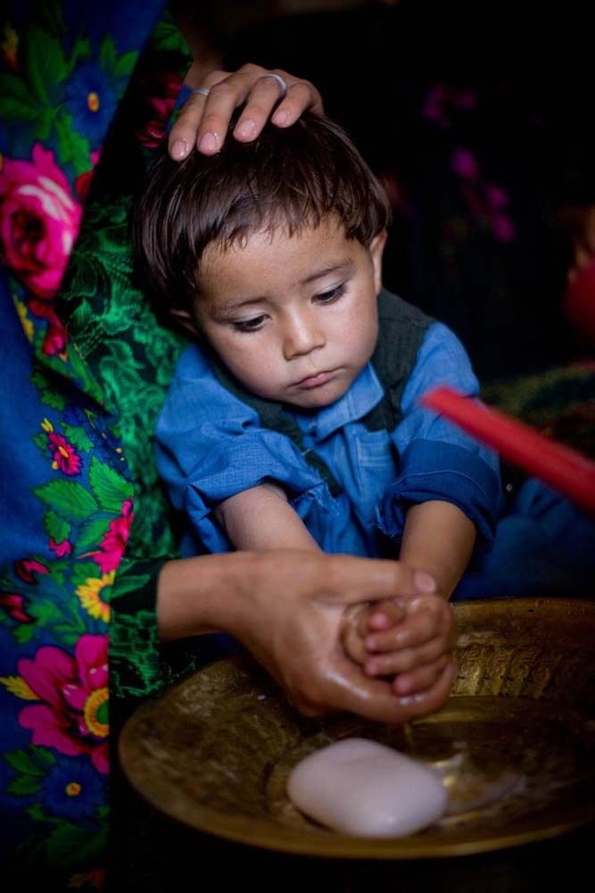 Hand Washing, Toghlamast Village, Afghanistan