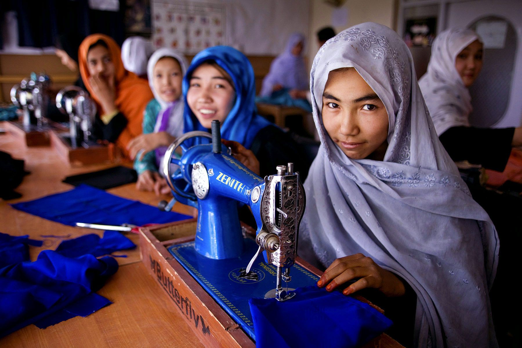 Training Street Children, Kabul, Afghanistan