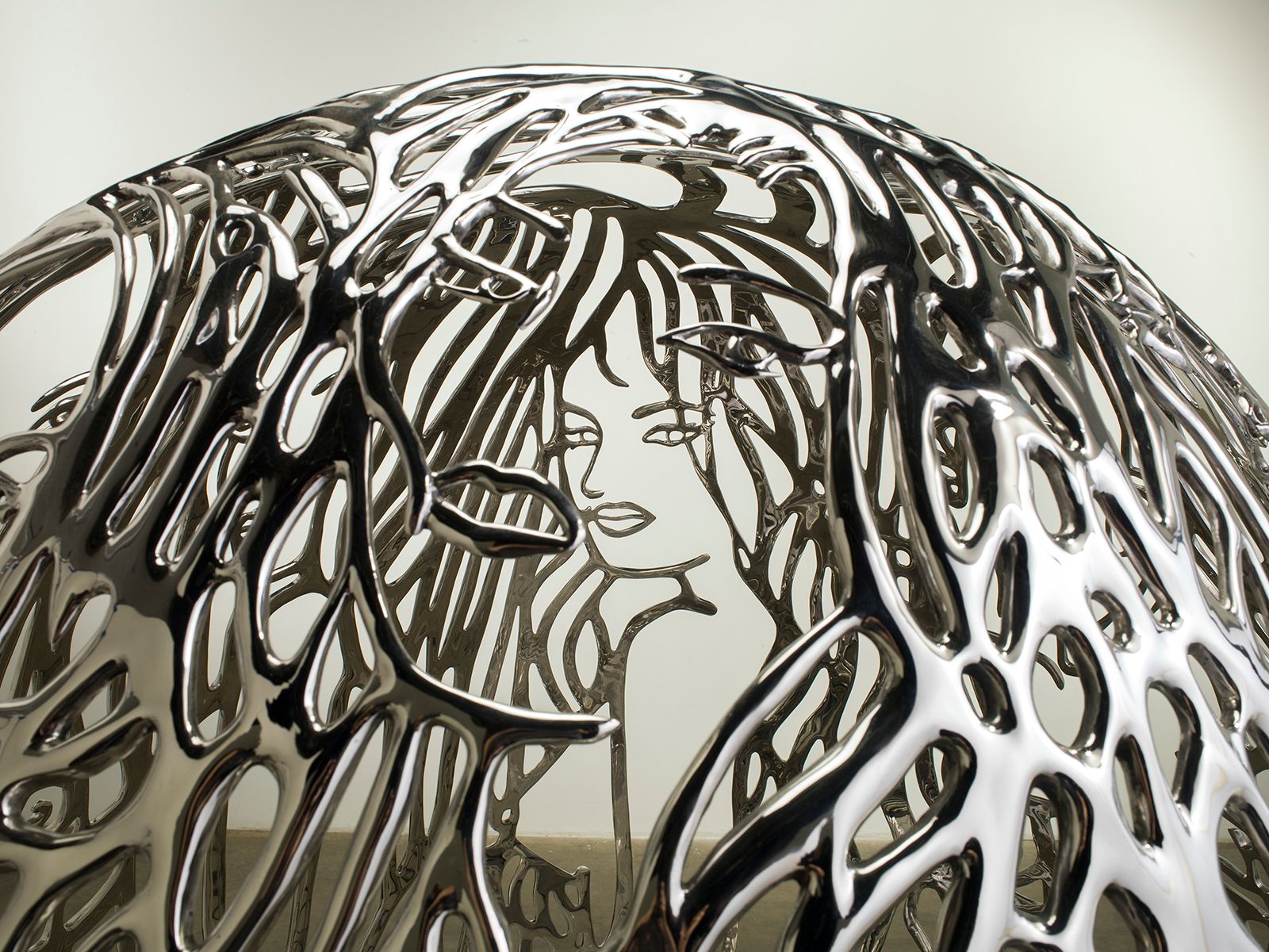 Artwork by Ghada Amer, detail