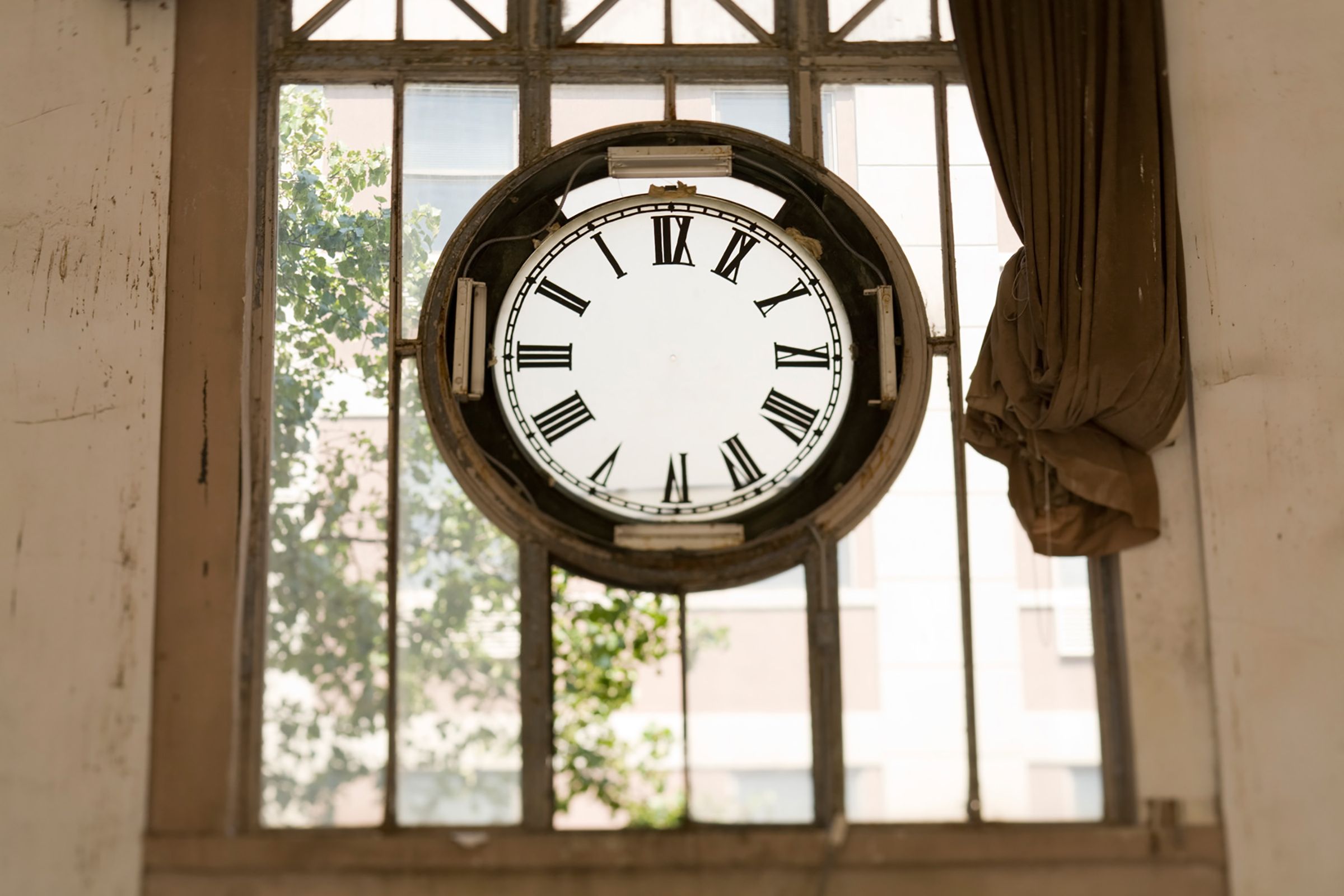 Clock face, Hoboken, NJ