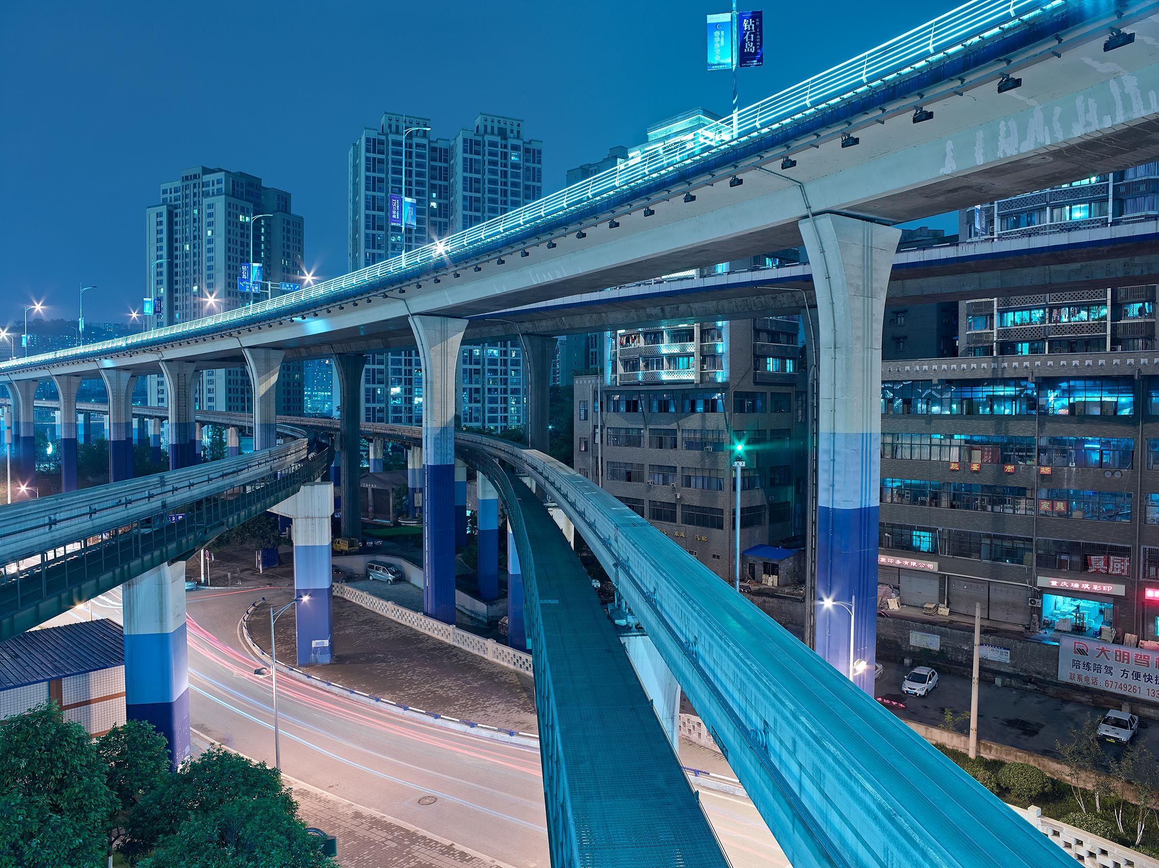 Chongqing  Blue Hour