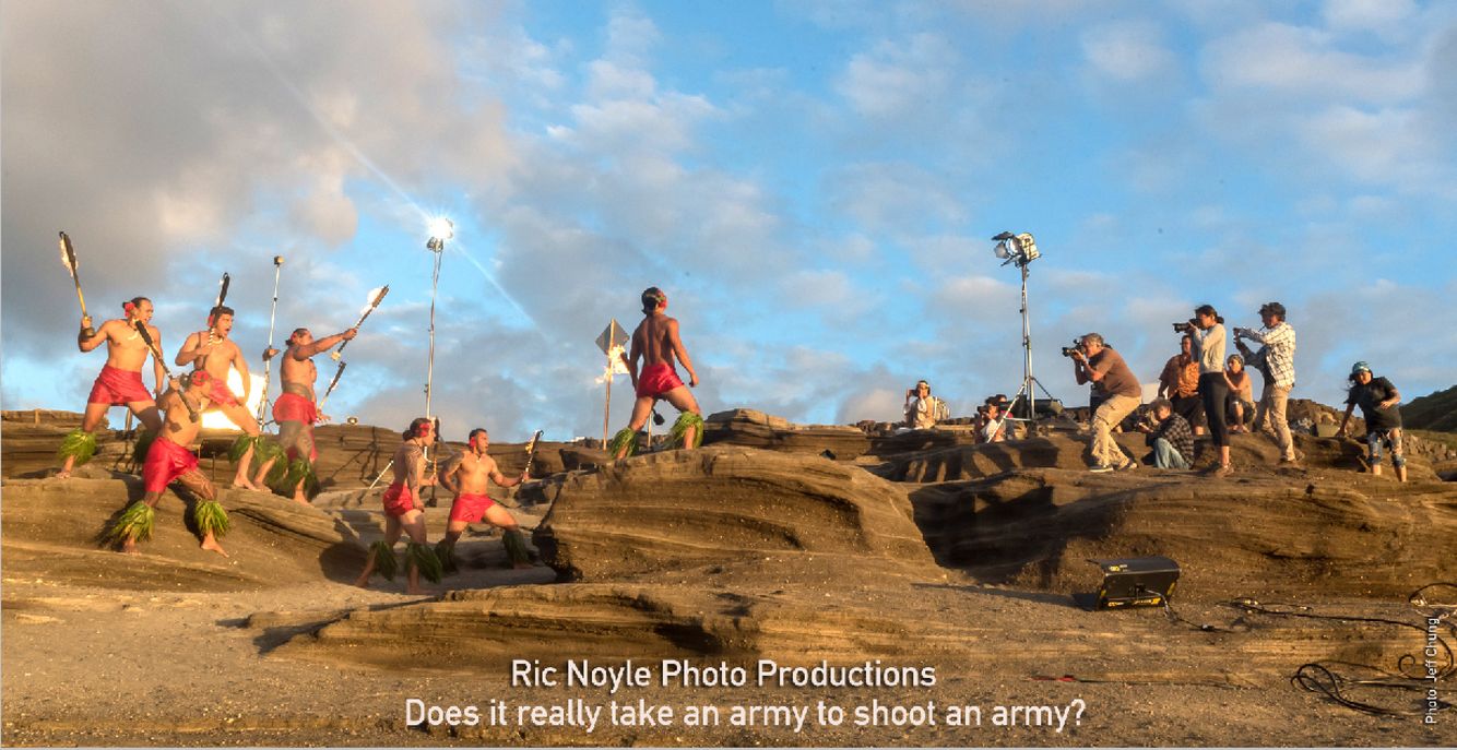 Ric Noyle's powerful photography demonstrates great attention to detail.