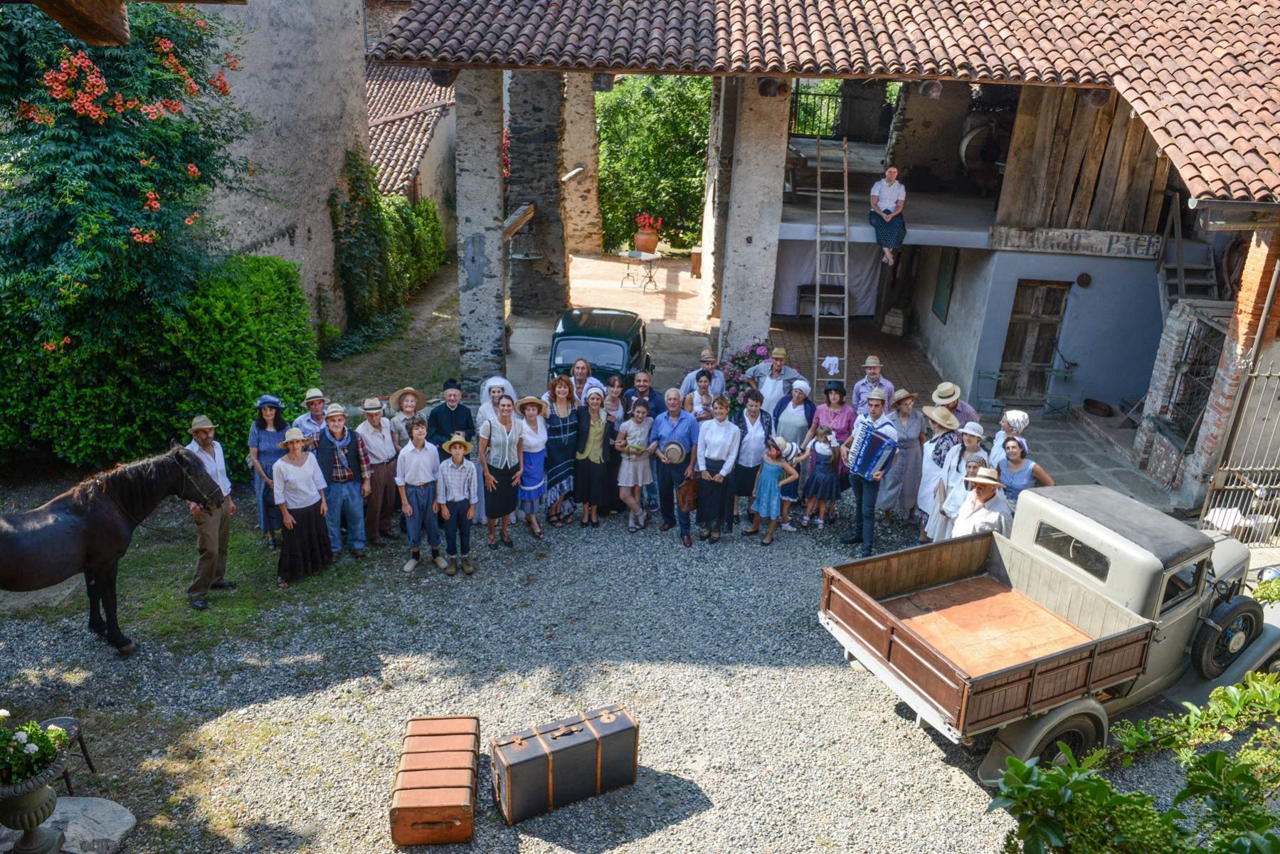 "The Cast of Andrea Doria:Are the Passengers Saved? On a Set in Pranzalito, Italy (Canavese)