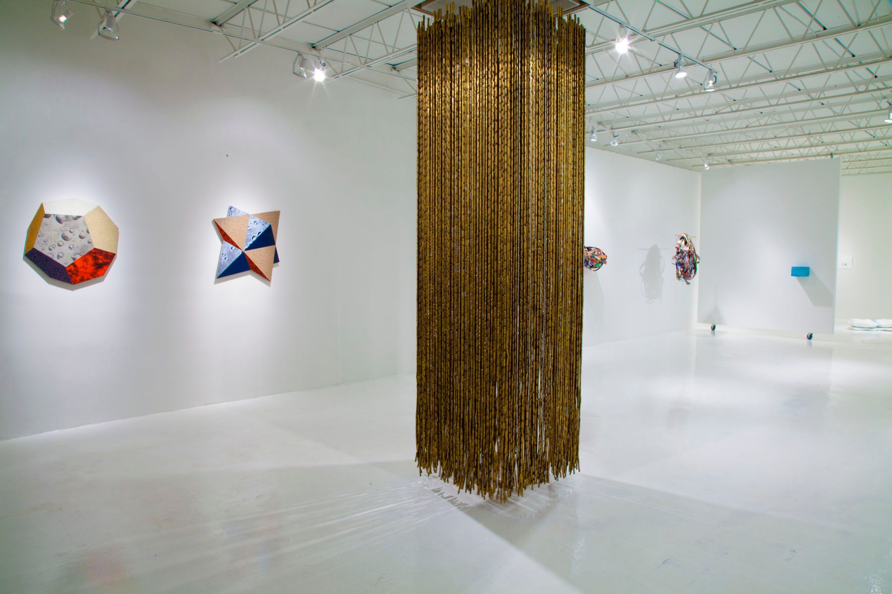 A column of empty shells 