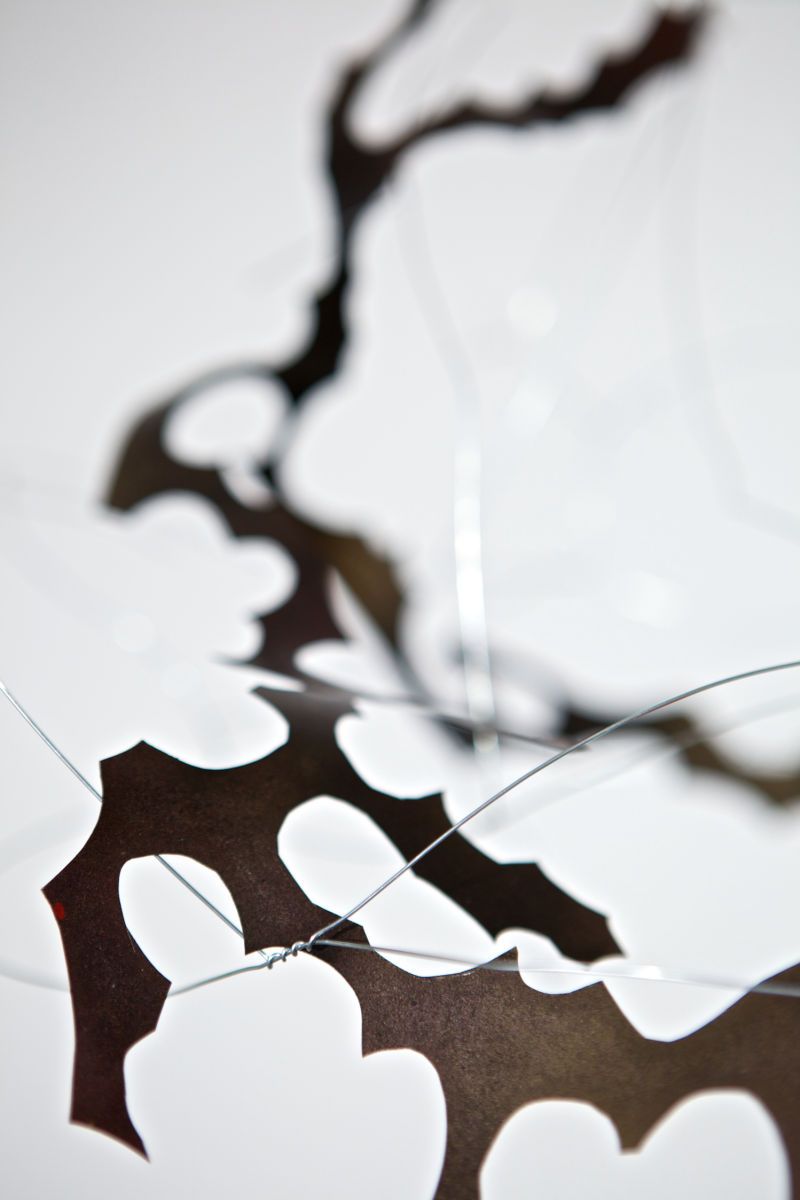 Untitled detail (hanging wire piece)