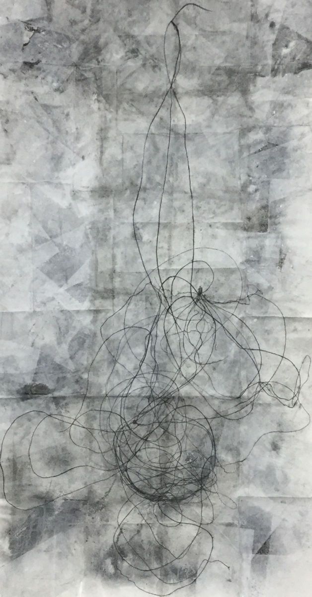 detail of "His supercluster cosmic remnant"