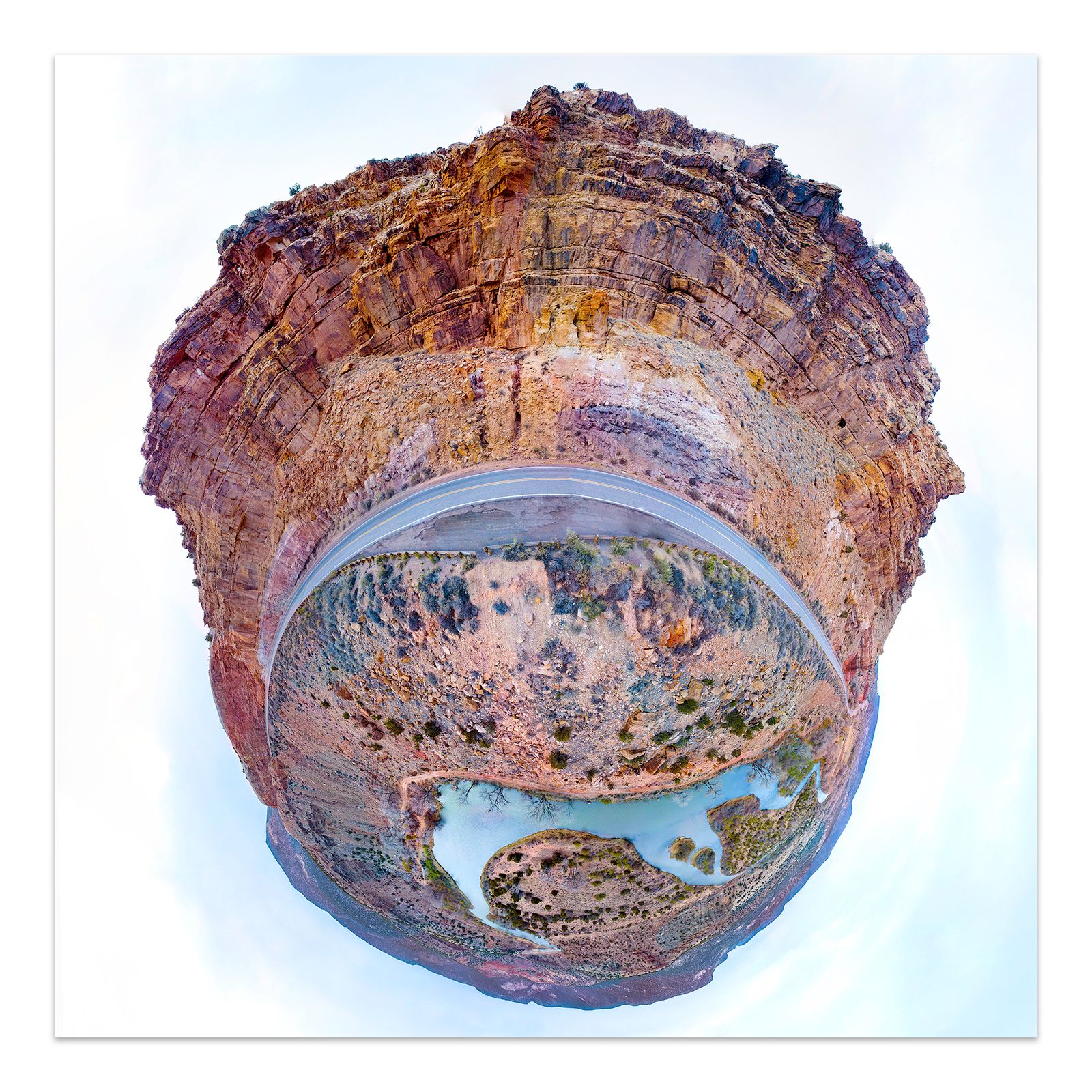 Abiquiu lake, NM.C-print, Mounting and framing upon request. Edition of 12 RIO CHAMA II