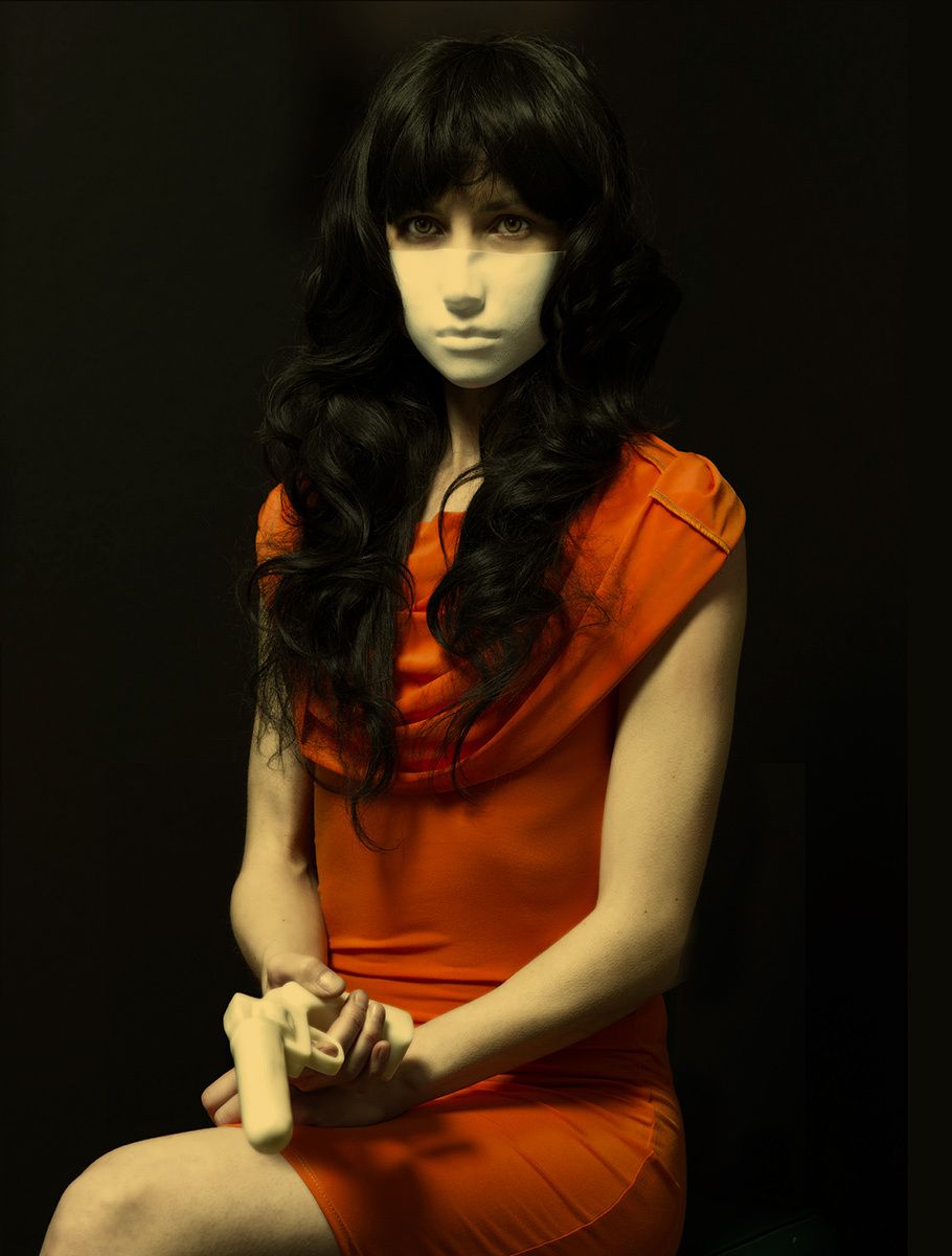 WOMAN WITH AN OBSCENE OBJECT