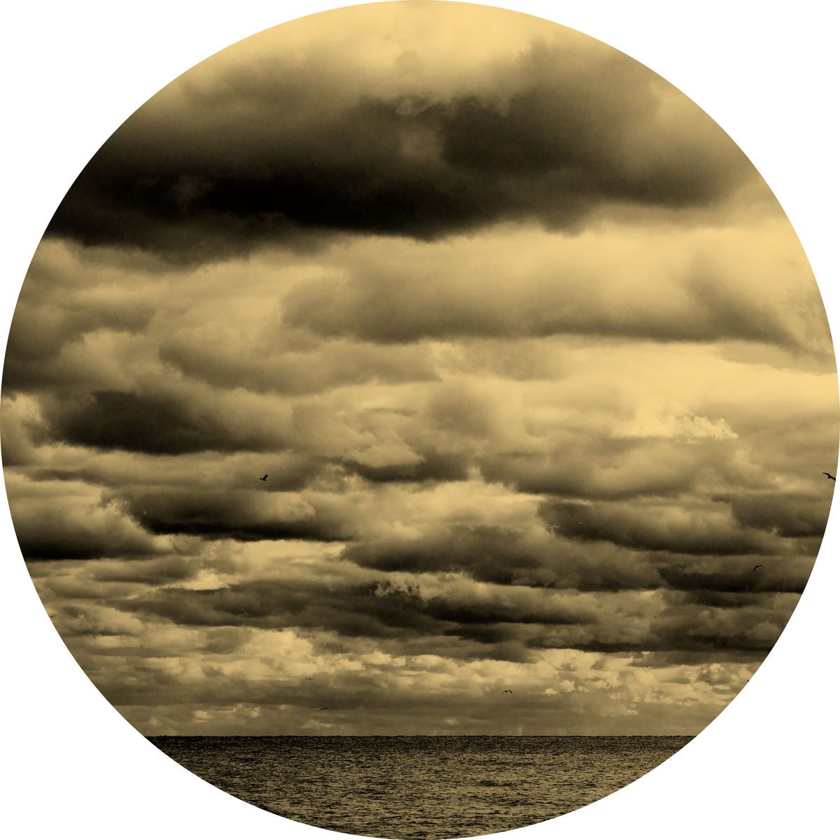 Handmade Orotone 36 inches diameter. Edition of 7 THE JOURNEY II