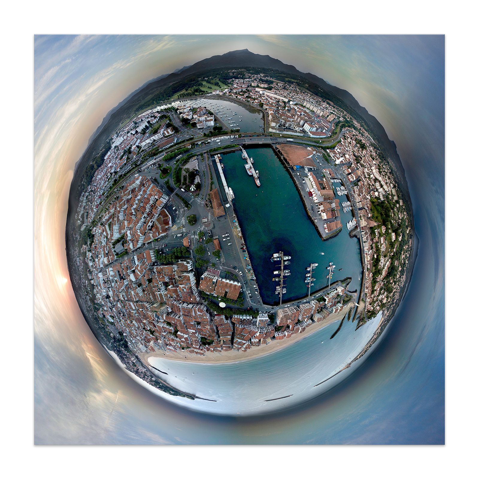 St Jean de Luz. C-print, mounting and framing upon request. Edition of 12 PORT SUNRISE