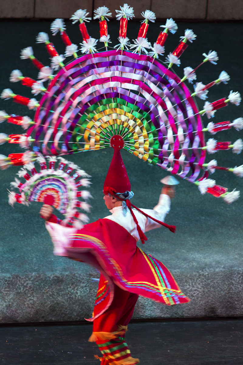Mexican folkloric dancers performing at Xcaret an archaeological park located in Riviera Maya. Getty Images #150662083 Xcaret, re-enactment of Mexican history