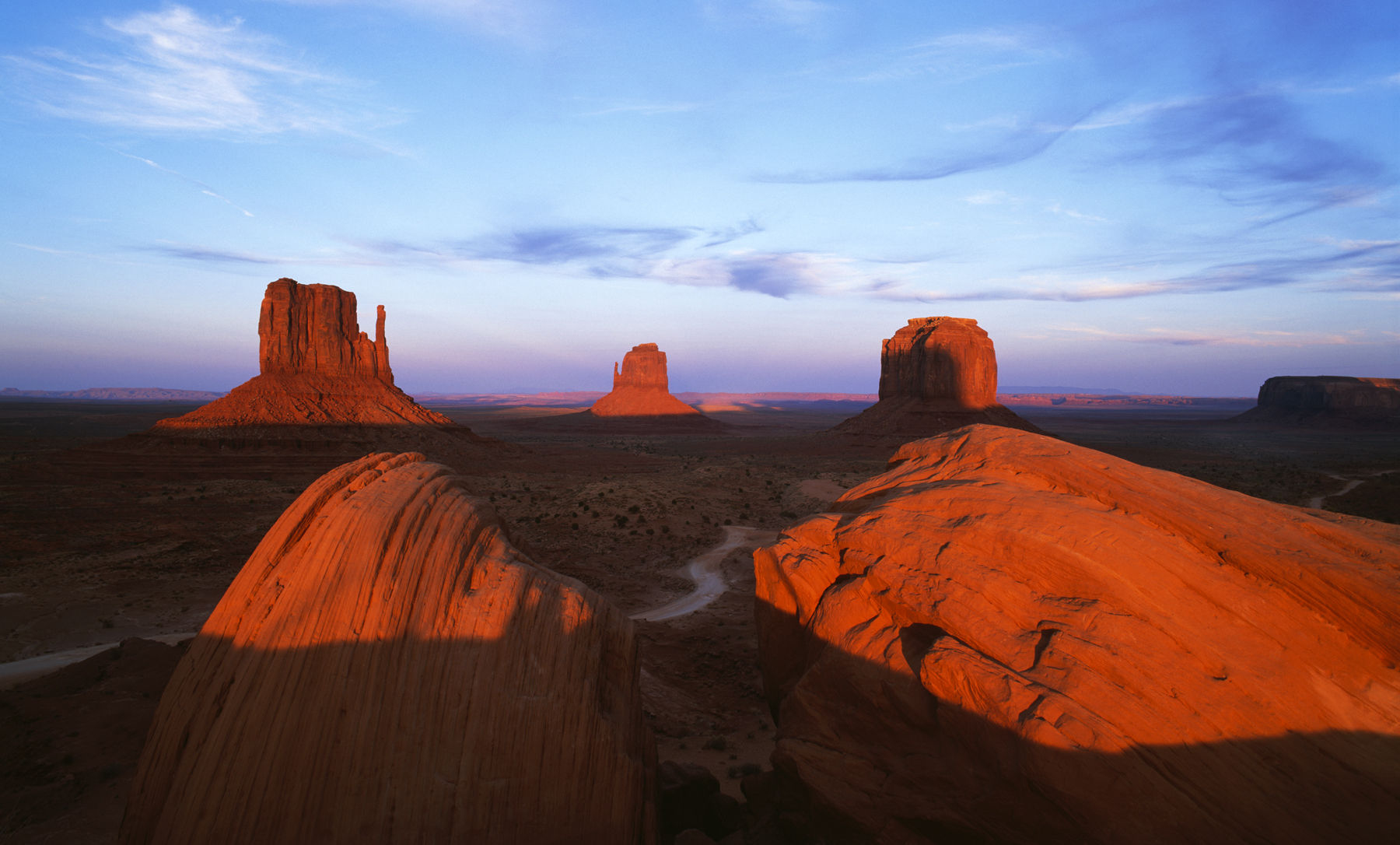 USA, Utah, Monument Valley. Getty Images # 200496863-001 Monumnet Valley at sunset
