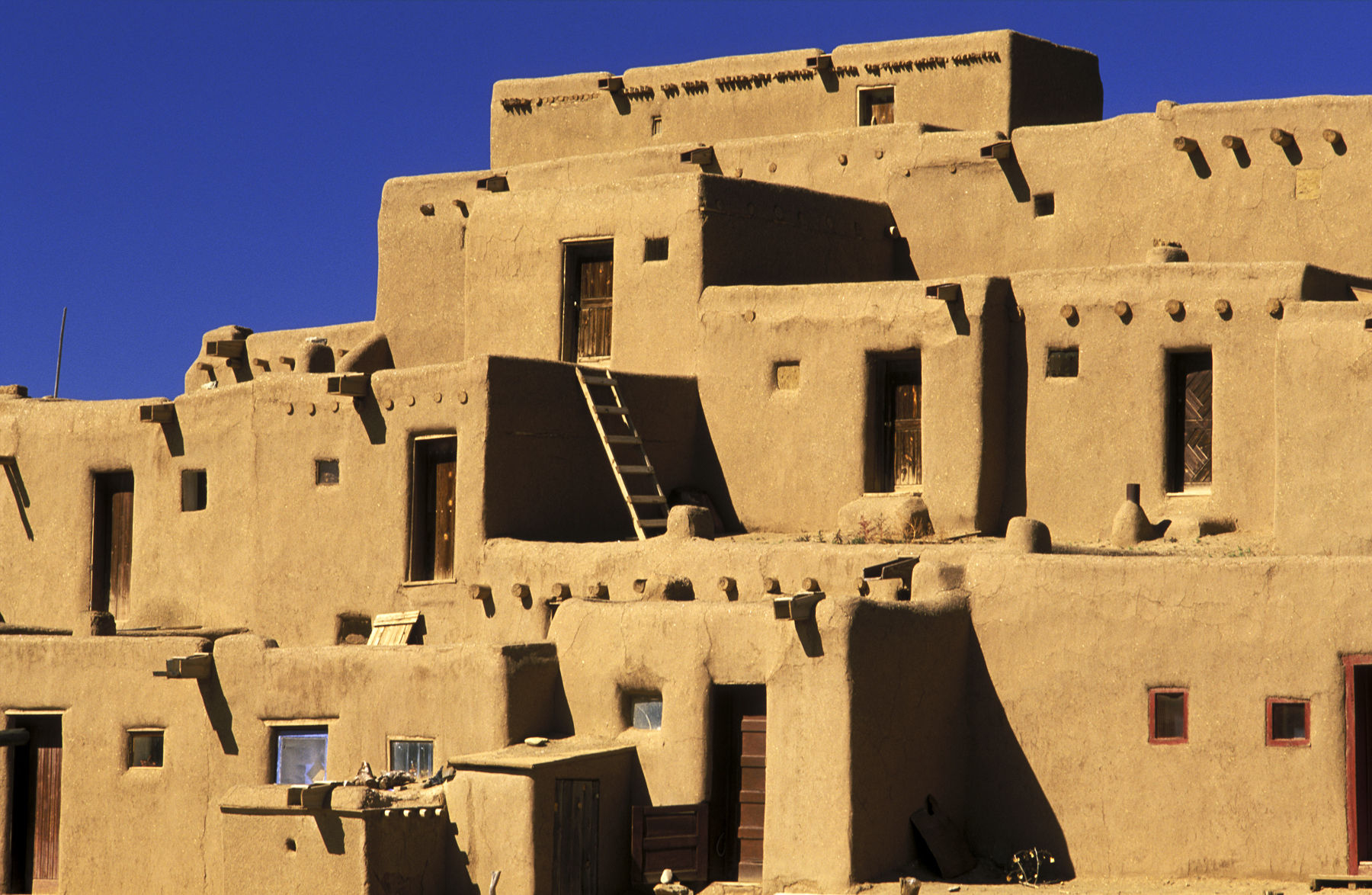 USA,New Mexico,Taos Pueblo,continuous habitation since A.D. 1350. Alamy # A660E7 New Mexico,Taos Pueblo,