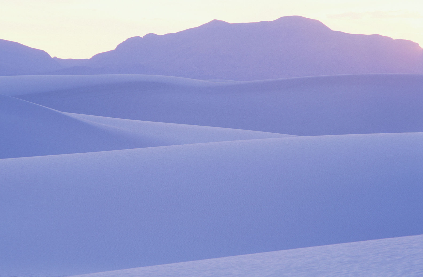 USA,New Mexico,White Sands National Monument,white sand dunes at dusk. Almay #A660D6 White Sands National Monument,white sand dunes