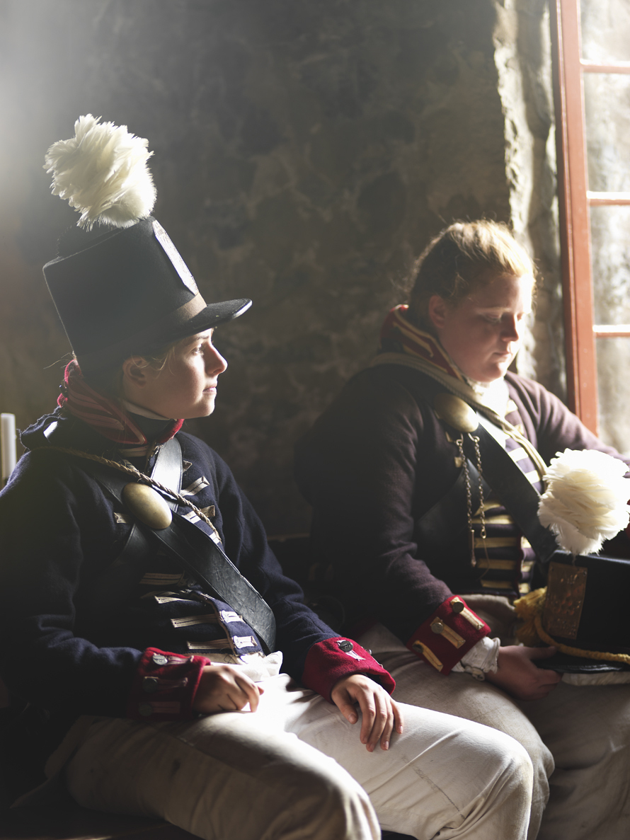 Canada, Ontario, Fort Erie, Old Fort Erie, War of 1812 re-enactors in period costume 1war_of_1812_27311