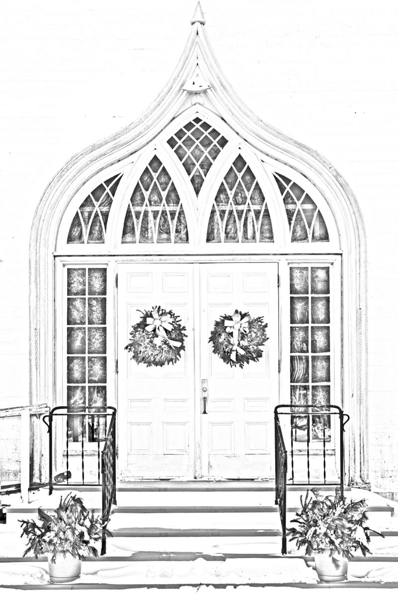 Elijah Kellog Church - Sketch