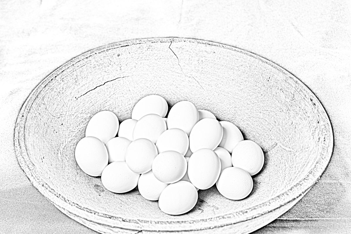 Bowl of Eggs - Sketch