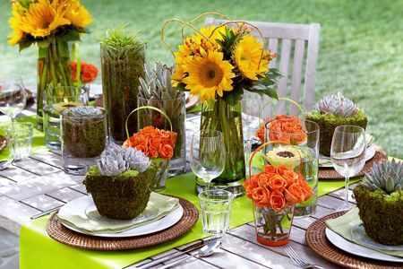 Outdoor Table Setting
