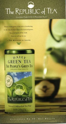The Republic of Tea catalog, shot byJeff Dahlgren. Production by Melanie Trombley The Republic of Tea. Photographer: Jeff Dahlgren.