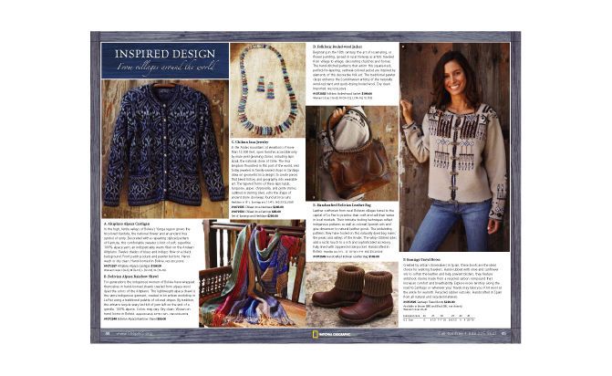 Our fearless model, Fernanda, in a rare rainless Seville, Spain moment. National Geographic Catalogue. Photography: Steve Hamada