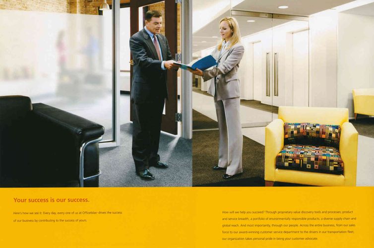 Client: Office MaxAgency: Gerard DesignPhotographer: Robert RandallProduction, Locations, and Casting: Melanie Trombley Client: Office Max; Photographer: Robert Randall