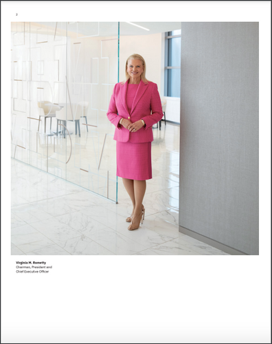 Art Producer: Melanie Trombley Jens photography Ginni Rometti Production IBM Annual Report 2019 Melanie Trombley Art Producer portrait
