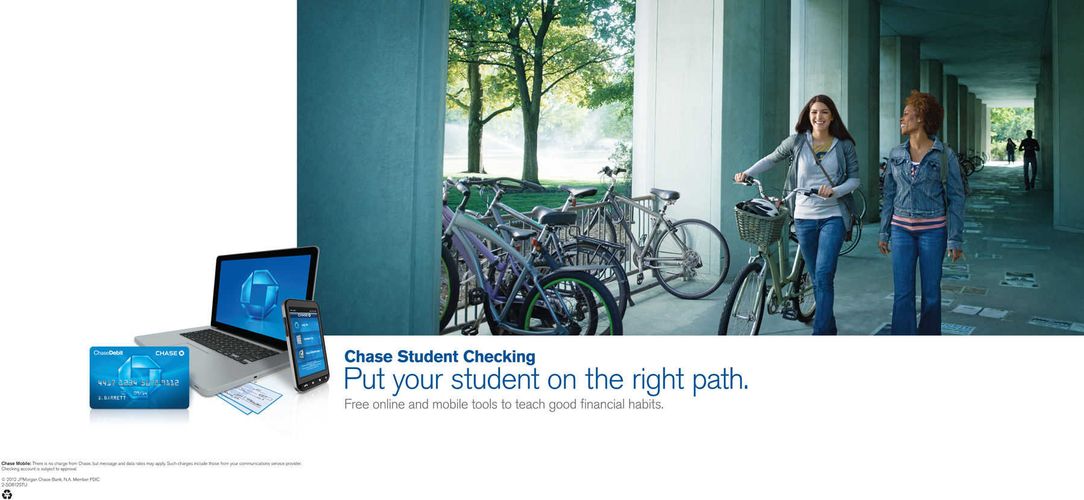 Client: Chase BankPhotographer: Brian BaileyAgency: Bradley & MontgomeryProducer and Casting: Melanie Trombley Client: Chase Bank; Photographer: Brian Bailey