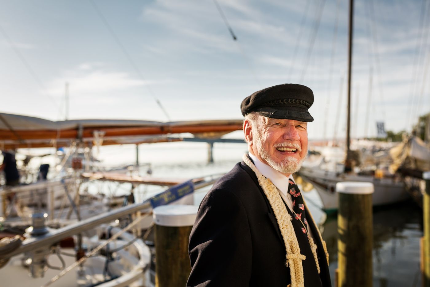 Portrait of Chaplain -  Blessing of the Fleet - Deal Island SkipJack Race.jpg