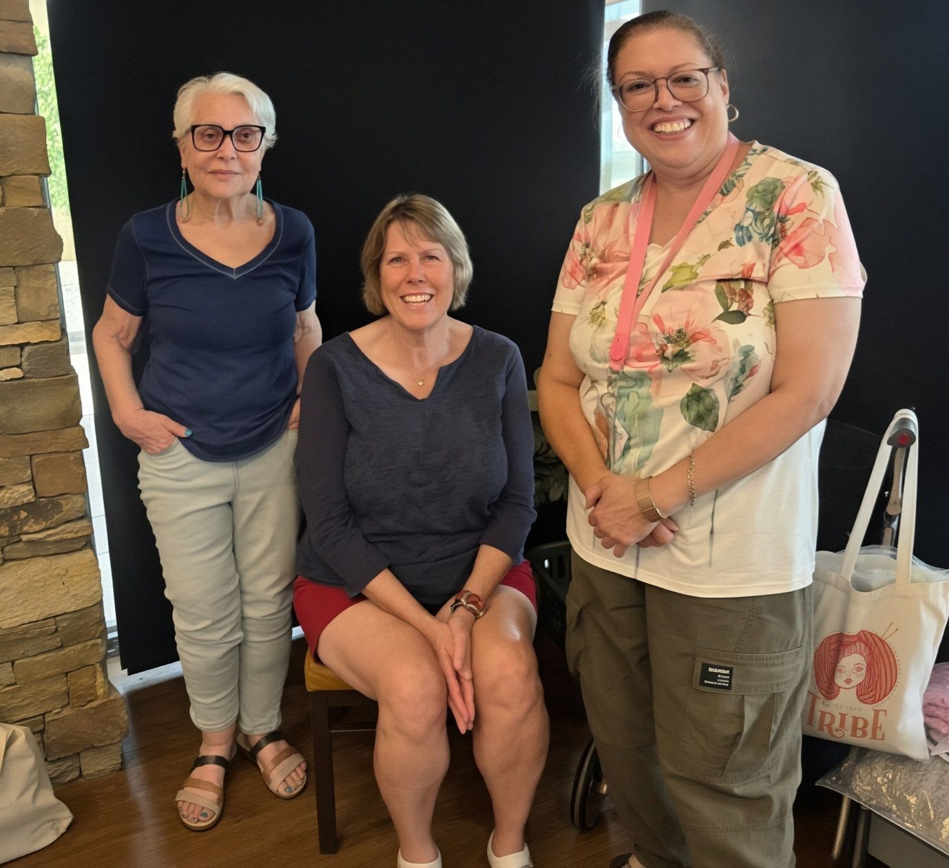 Fiber Crafts Group Robin Abrett, Christine Castello, Etta Mason .jpg