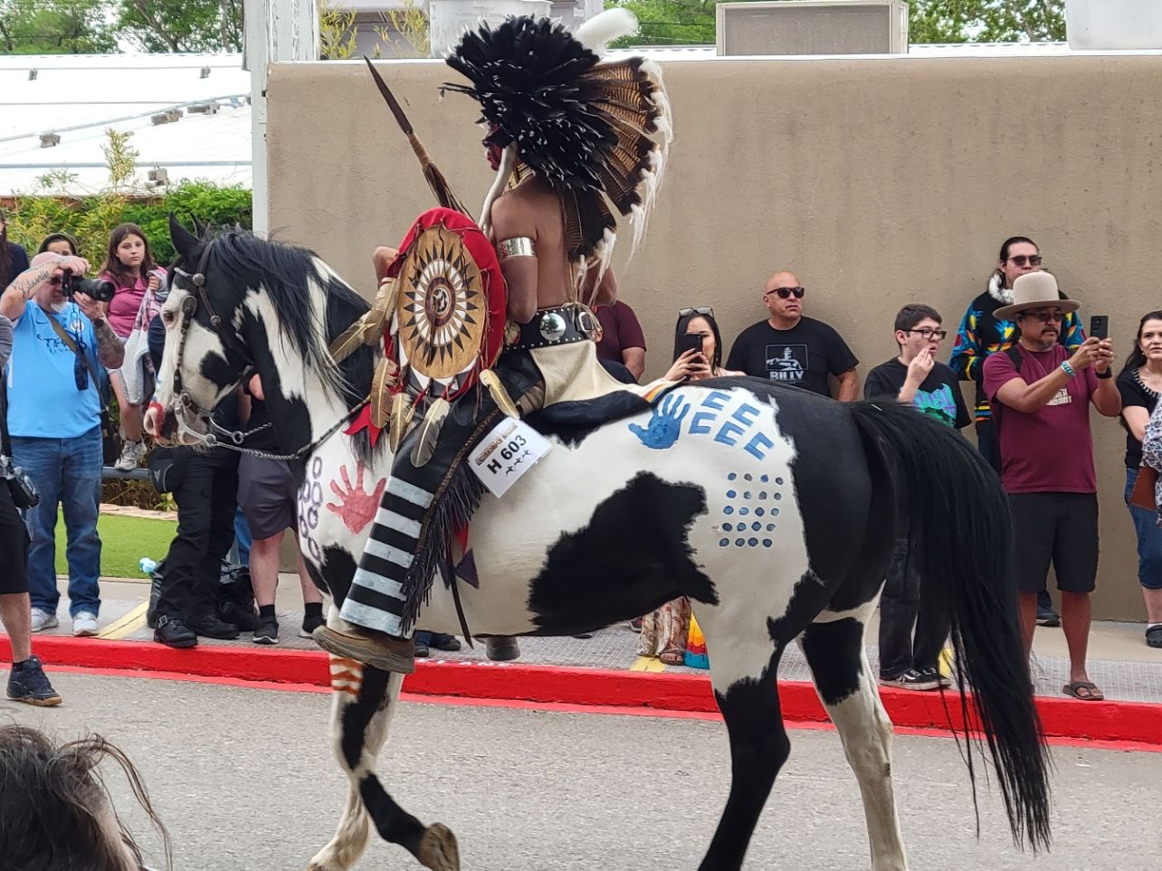 Warrior on painted pony