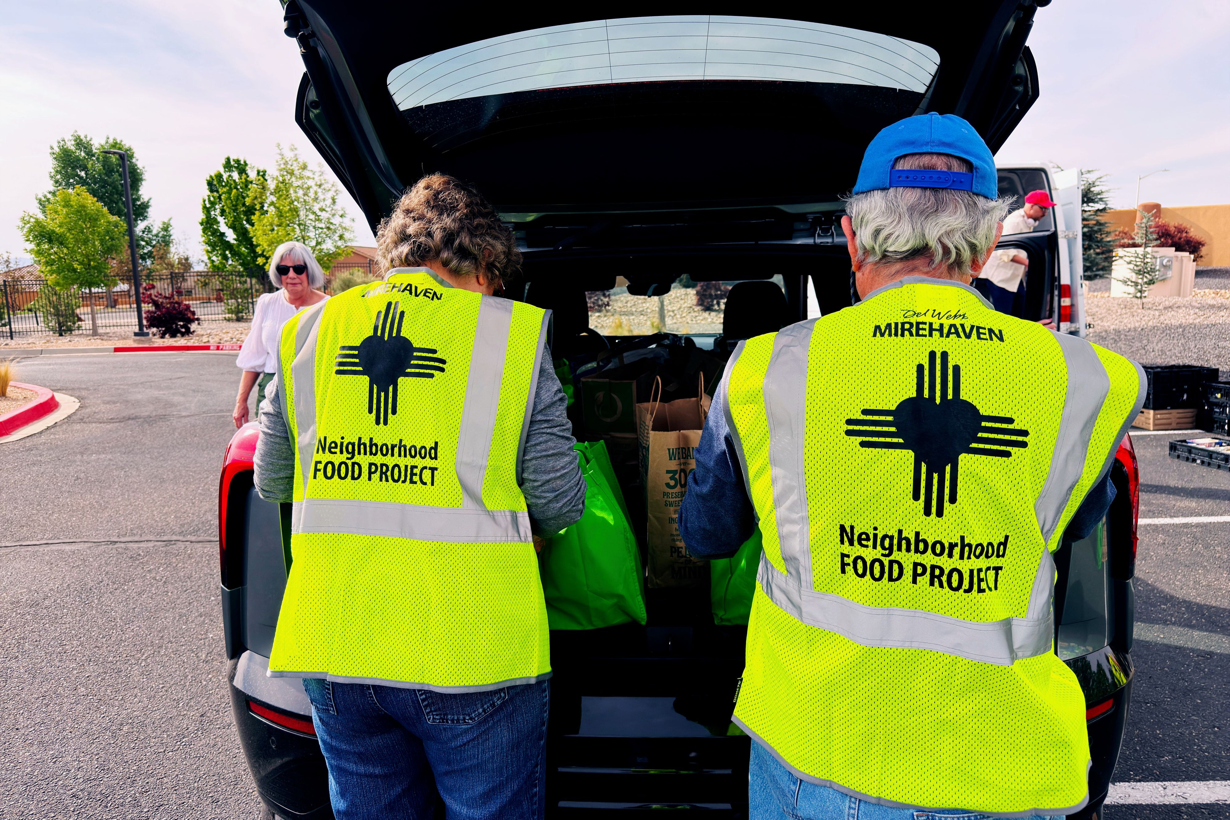 Safety vests contributed by Mitch Gates