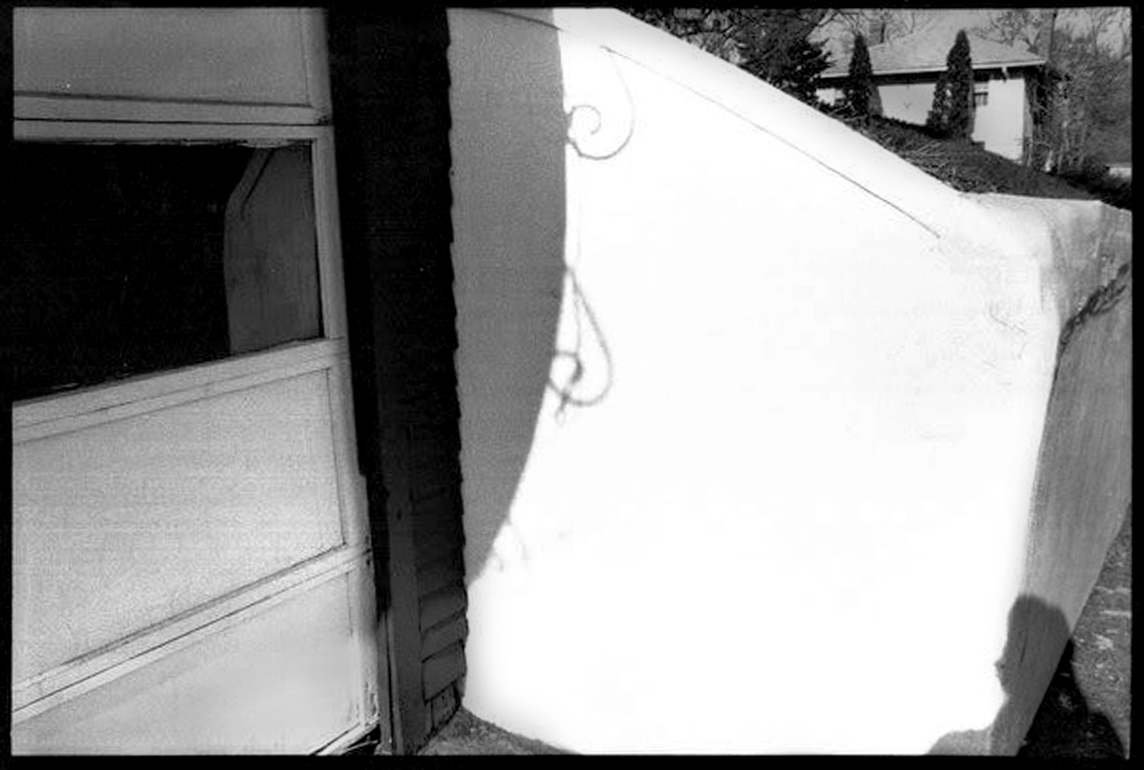 White Garage Door and Stucco Wall, South Minneapolis (1981) Plate 8