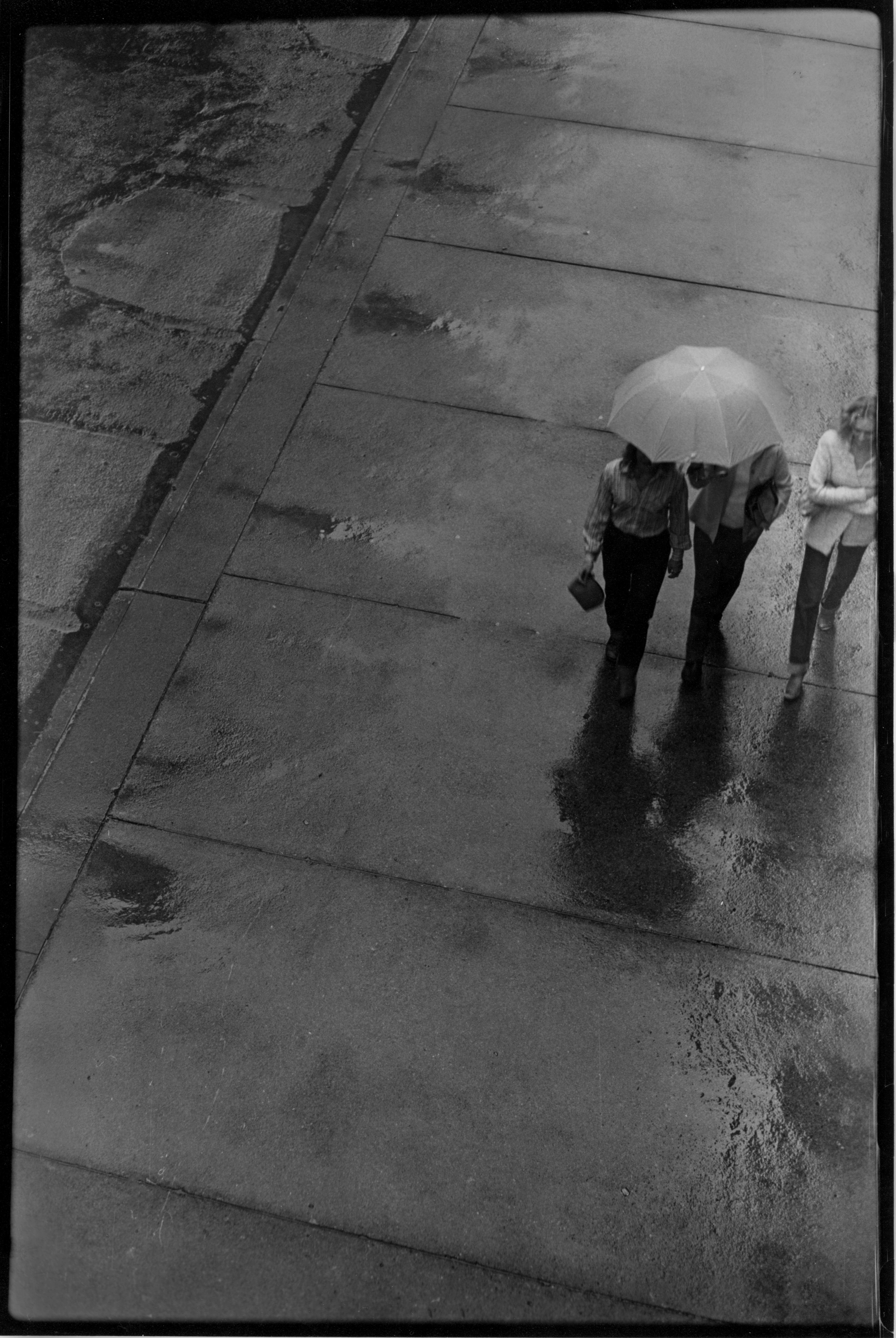 Rain on a Downtown Minneapolis Street (1981) Plate 16