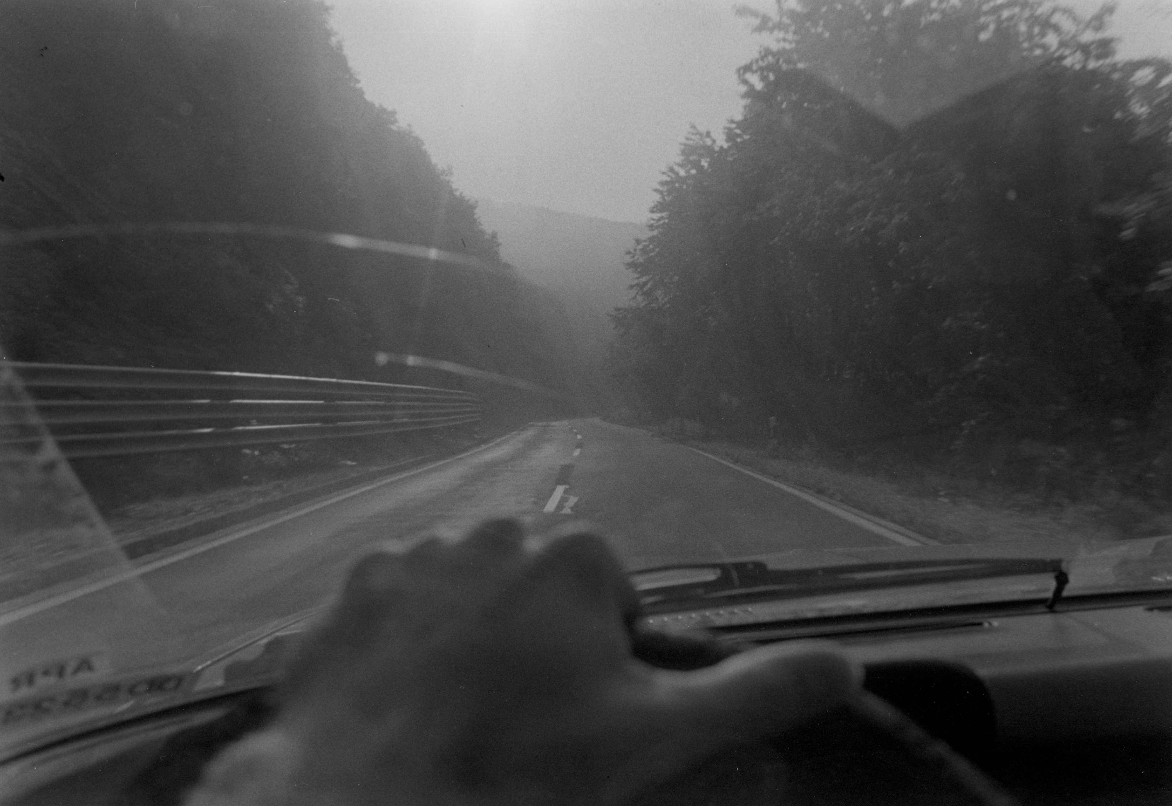 On a German Mountain Road in My Old Opel (1984) Plate 21