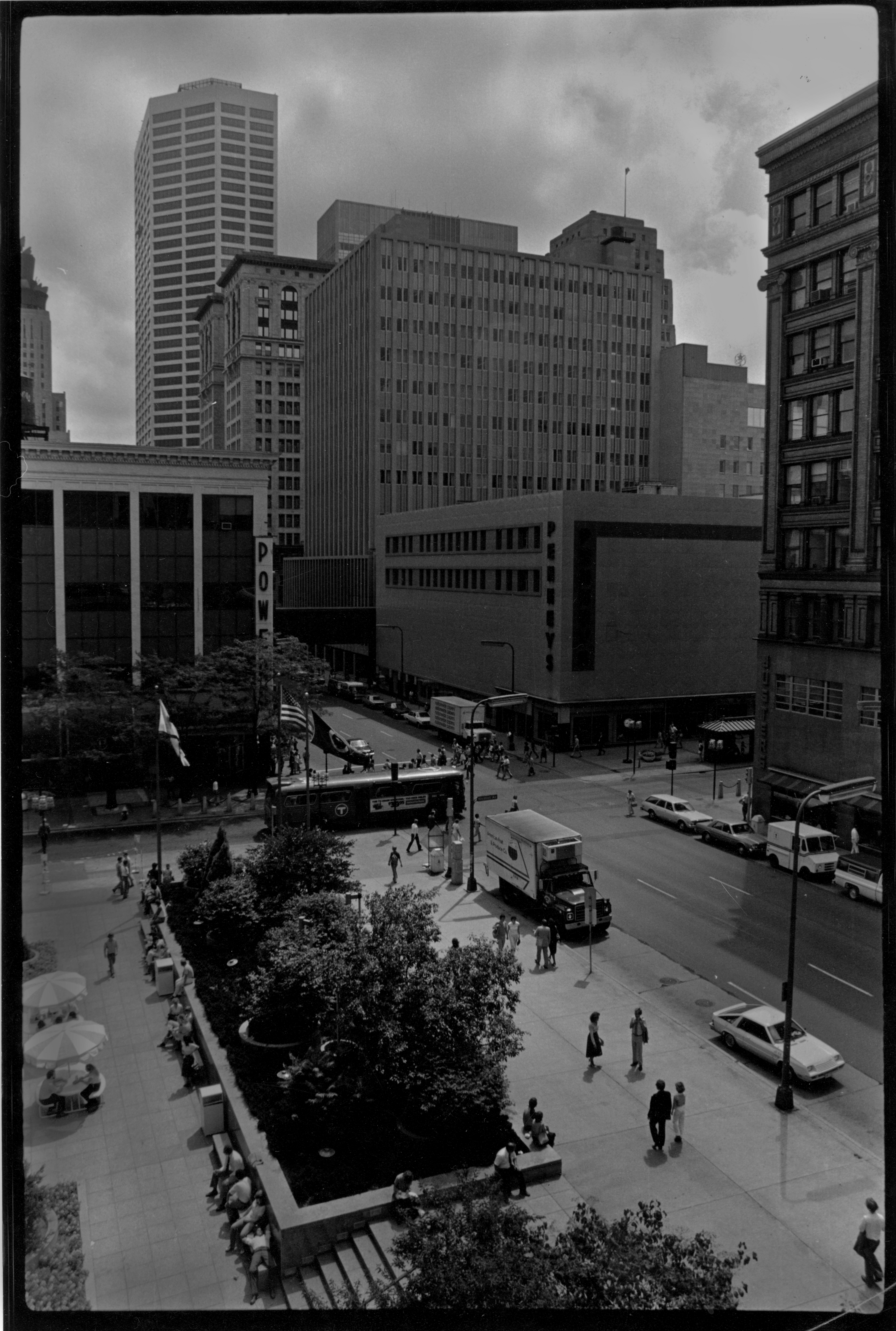 View from a Downtown Parking Garage, Minneapolis (1980) (from TIME IN THE CITY series) Plate 10