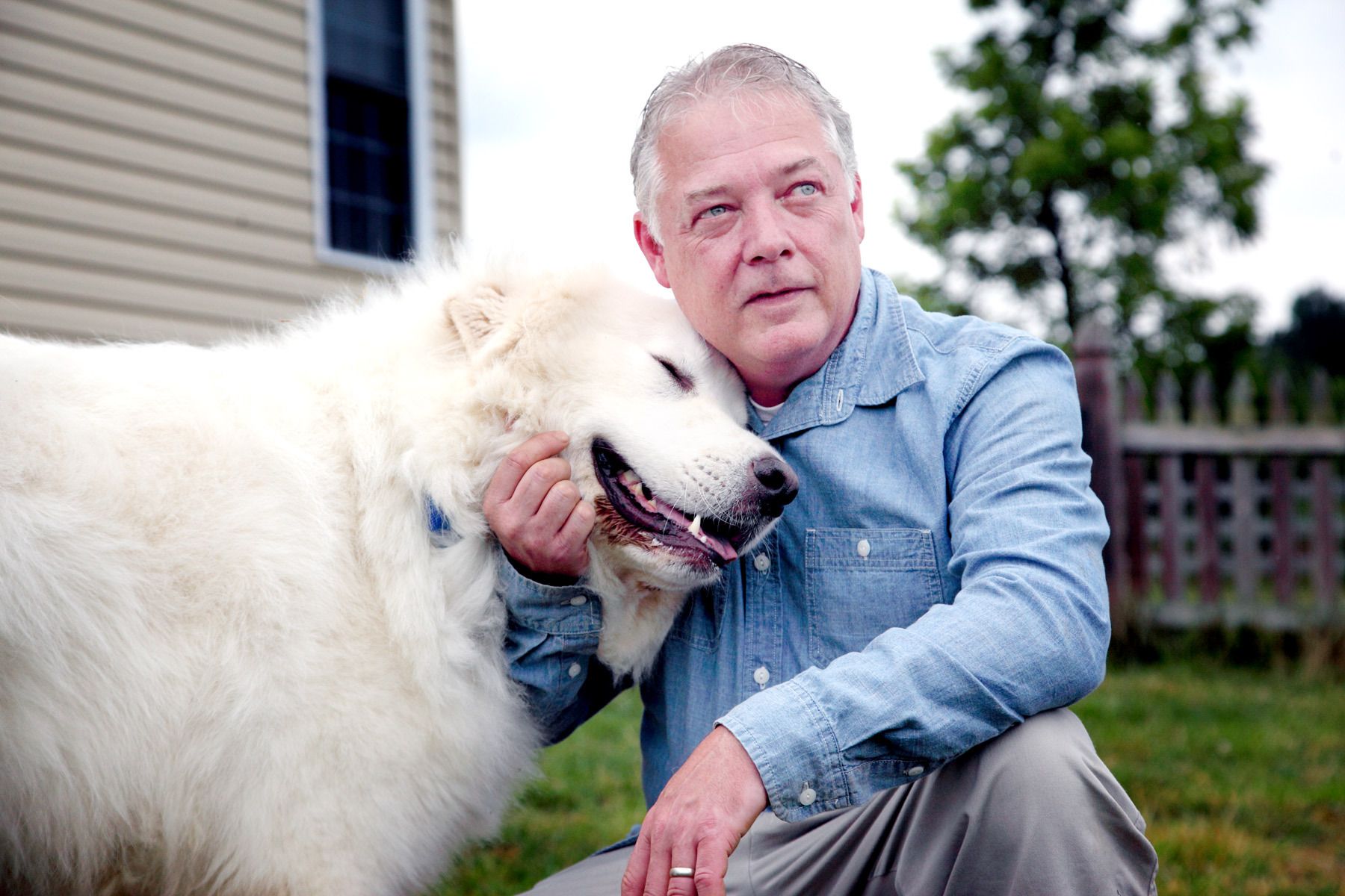 Patrick and his baby