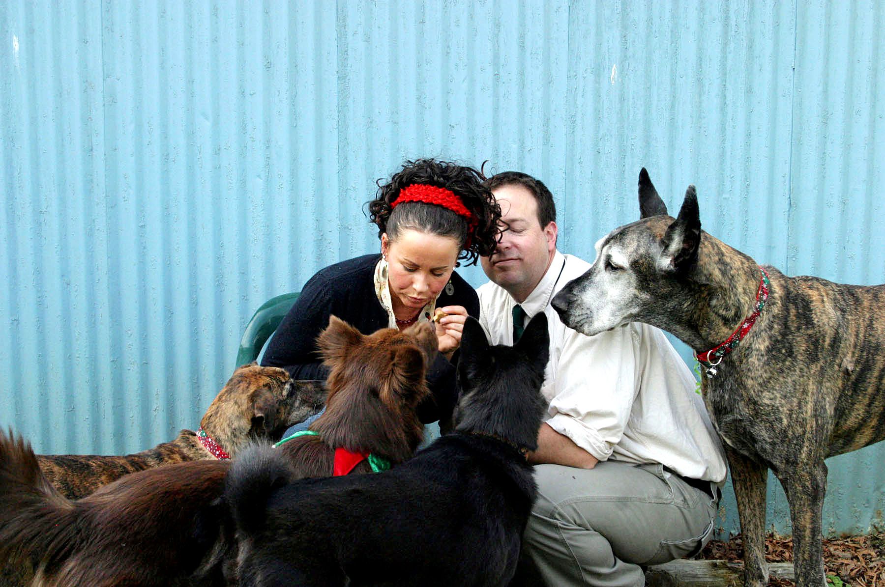 Olivia and Will and their babies