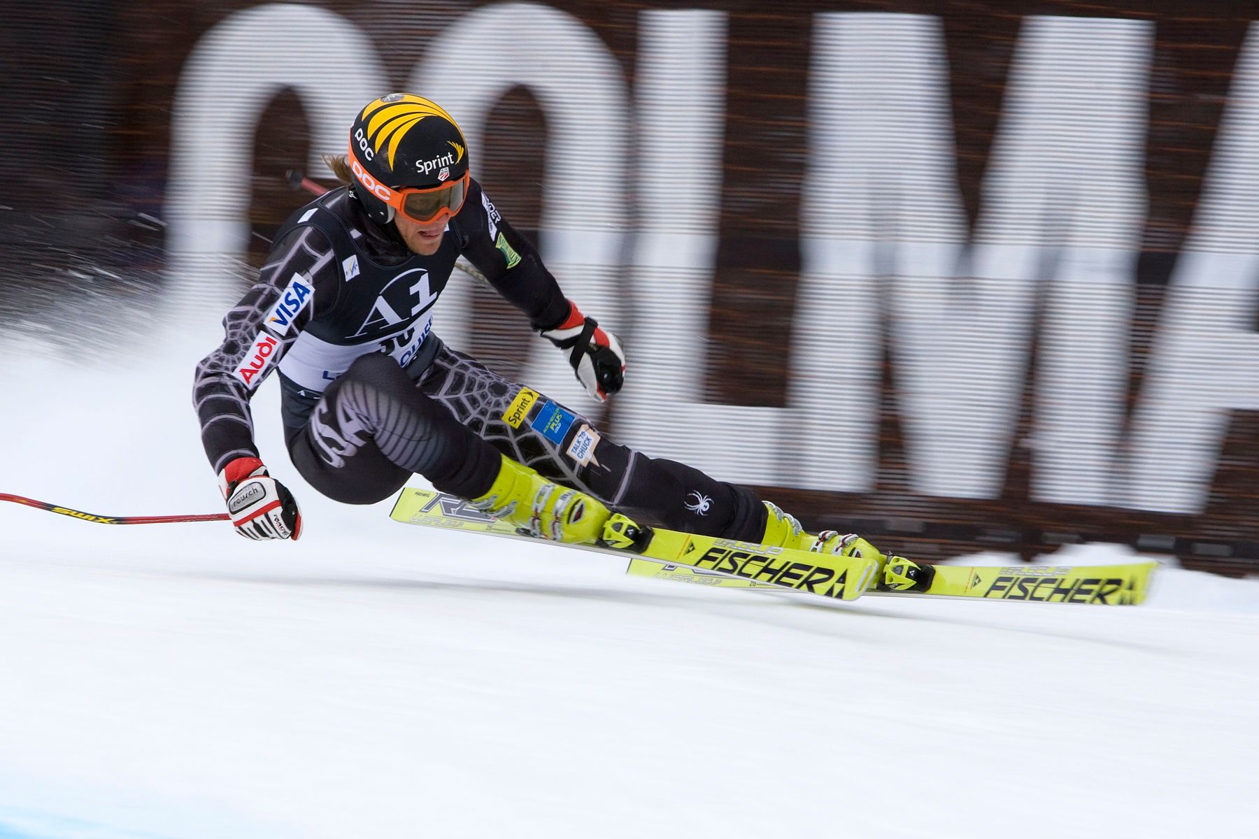 Steve Nyman training Lake Louise DH 2009