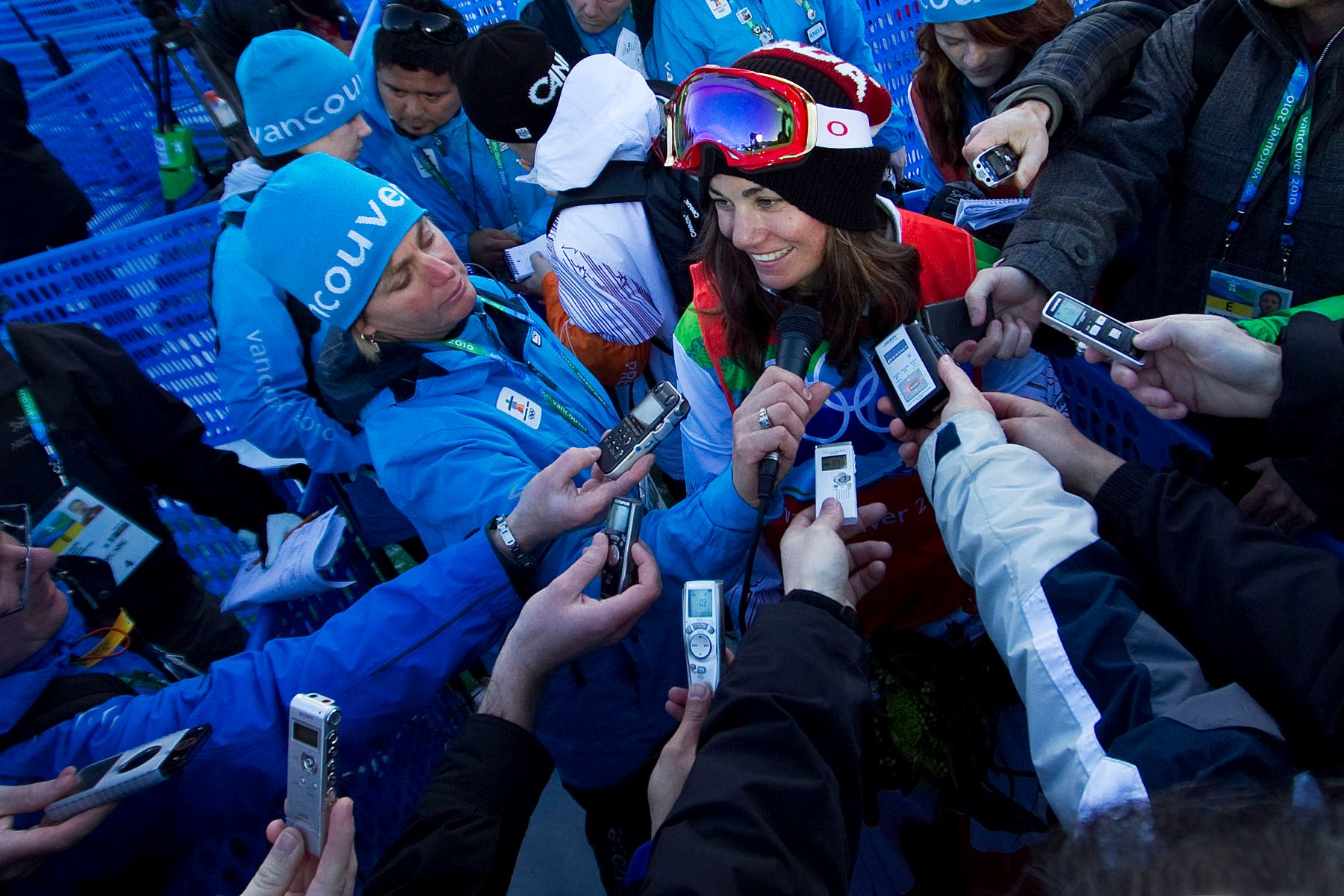 Maelle Ricker Gold Medal winner Snowboard Cross Cypress Mountain