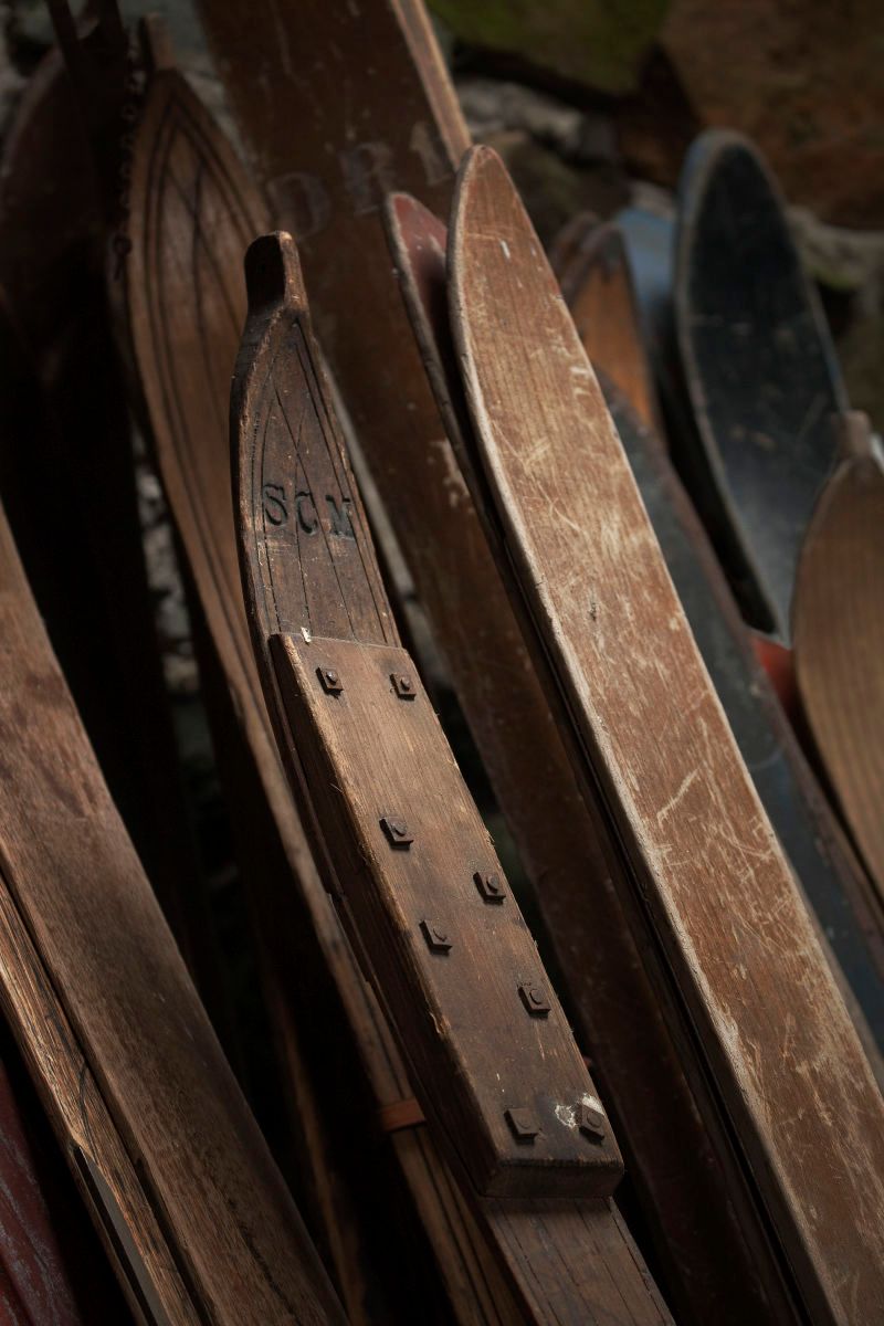 Old Scottish ski collection