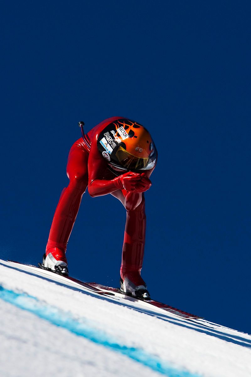 Speed skier Velocity Challenge Sun Peaks BC