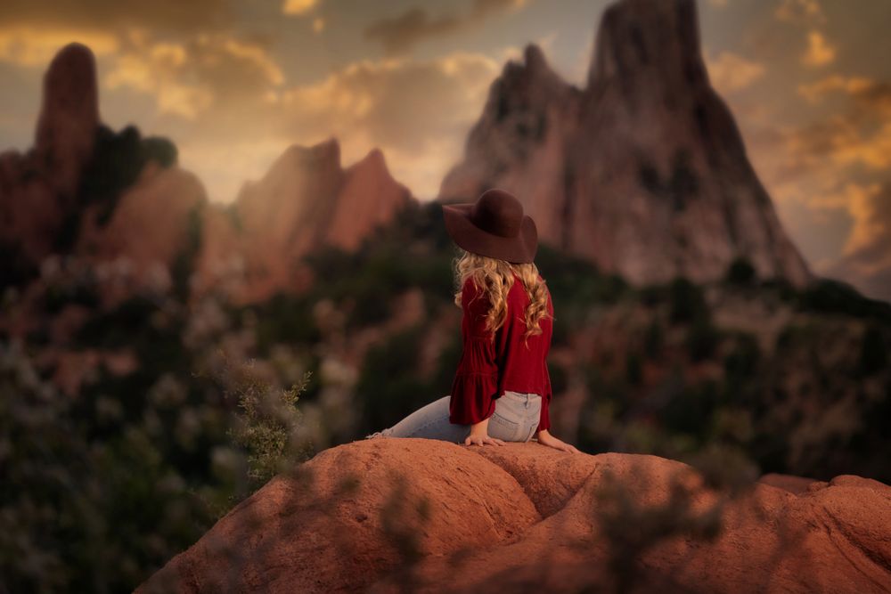 garden of the gods high school senior pictures colorado springs