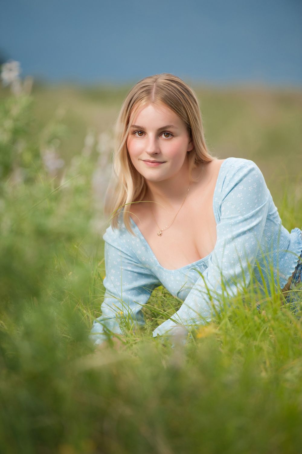 colorado springs outdoor high school senior park portraits