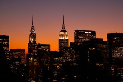 The Chrysler Building and Empire State Building