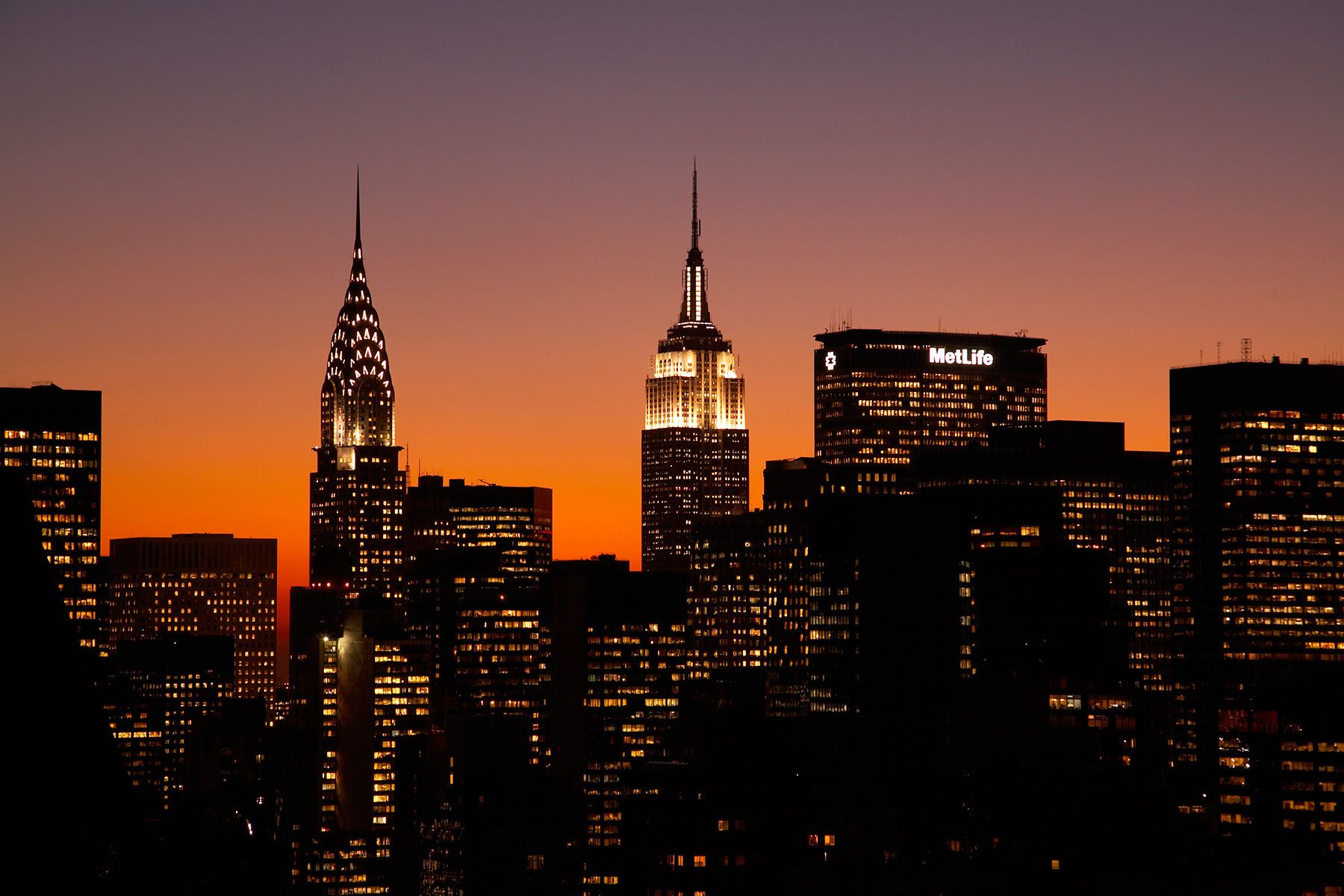 The Chrysler Building and Empire State Building