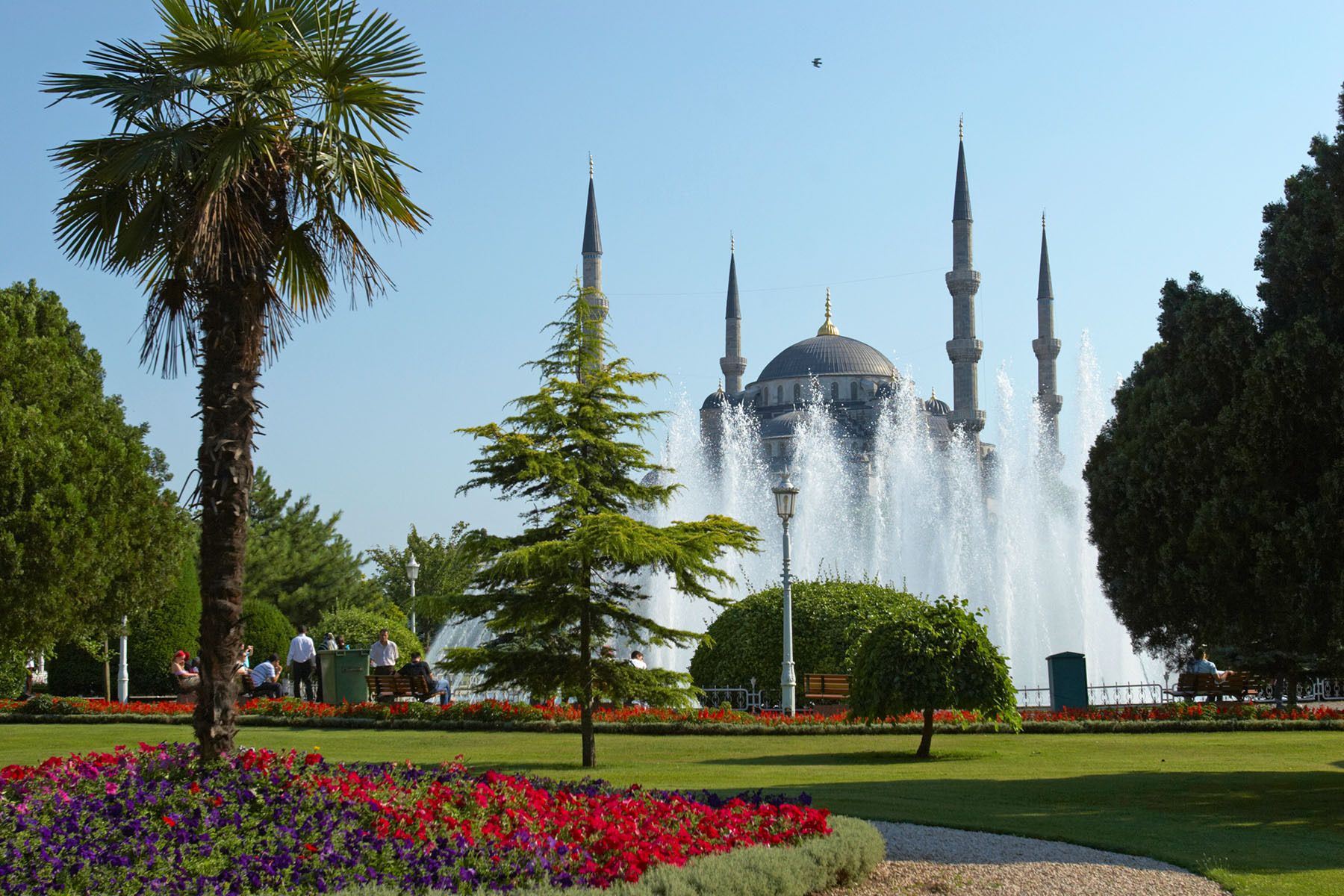Sultan Ahmet Park and the Blue Mosque, Istanbul