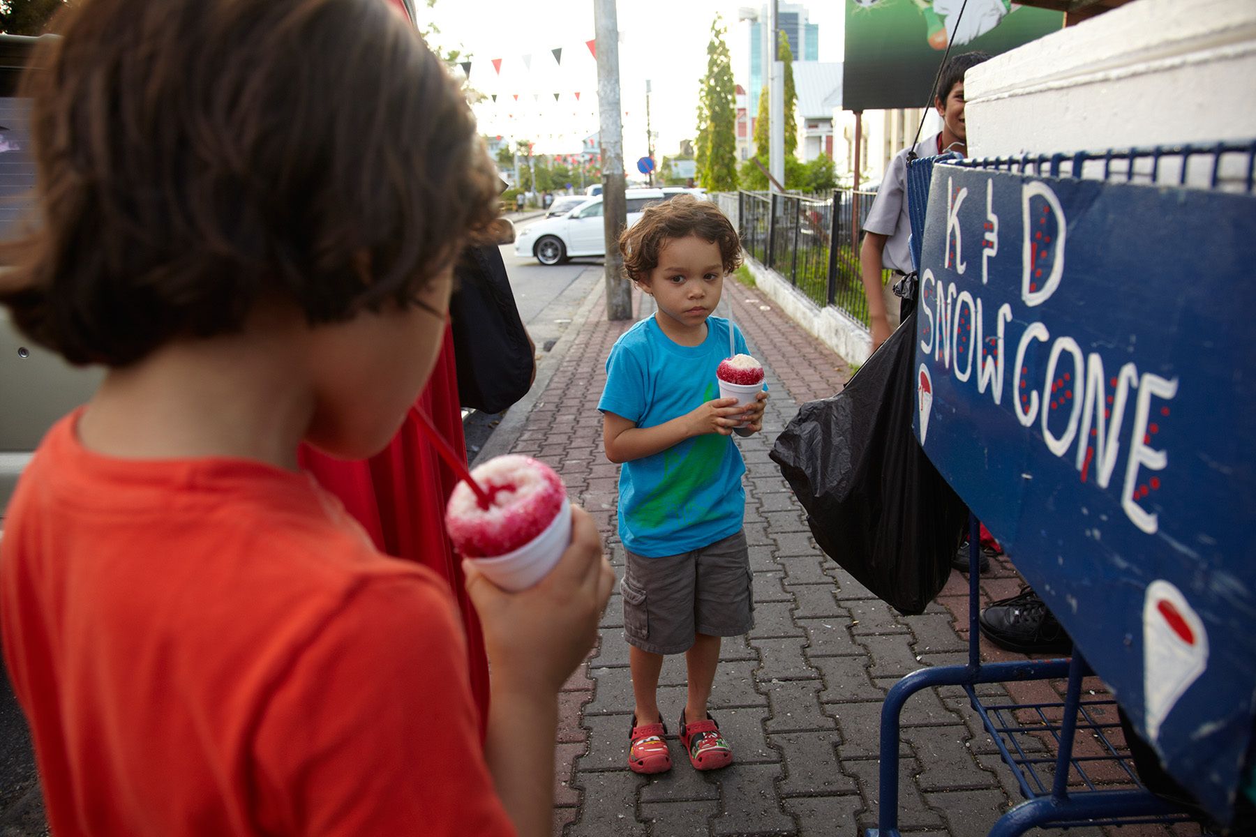 Snowcone break, San Fernando, Trinidad